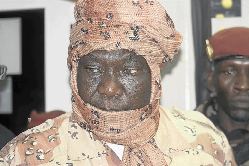 Michel Djotodia, leader of the Central African Republic's Seleka rebel alliance, in battle dress