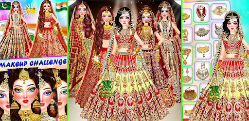 Indian Bride Dress Up Girl