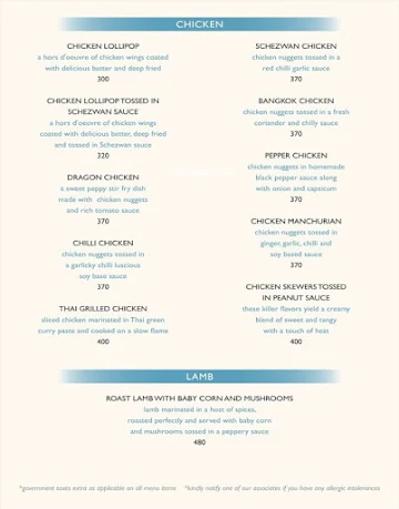 Peep Kitchen menu 