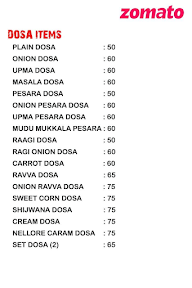 Dosa Cafe menu 3