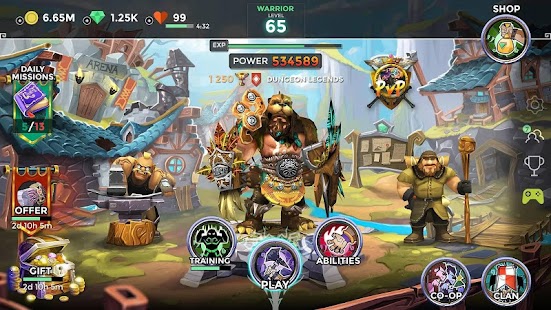 Dungeon Legends - PvP Action MMO RPG Co-op Games Screenshot