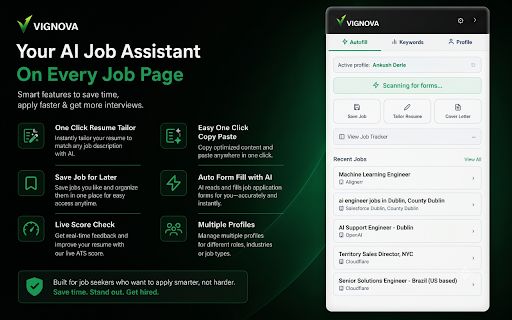 Vignova - Your Career AI Assistant screenshot 1
