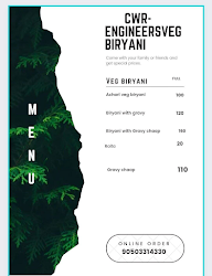 Cwr Engineers Veg Biryani menu 1