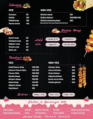 The Pink Spoon menu 1