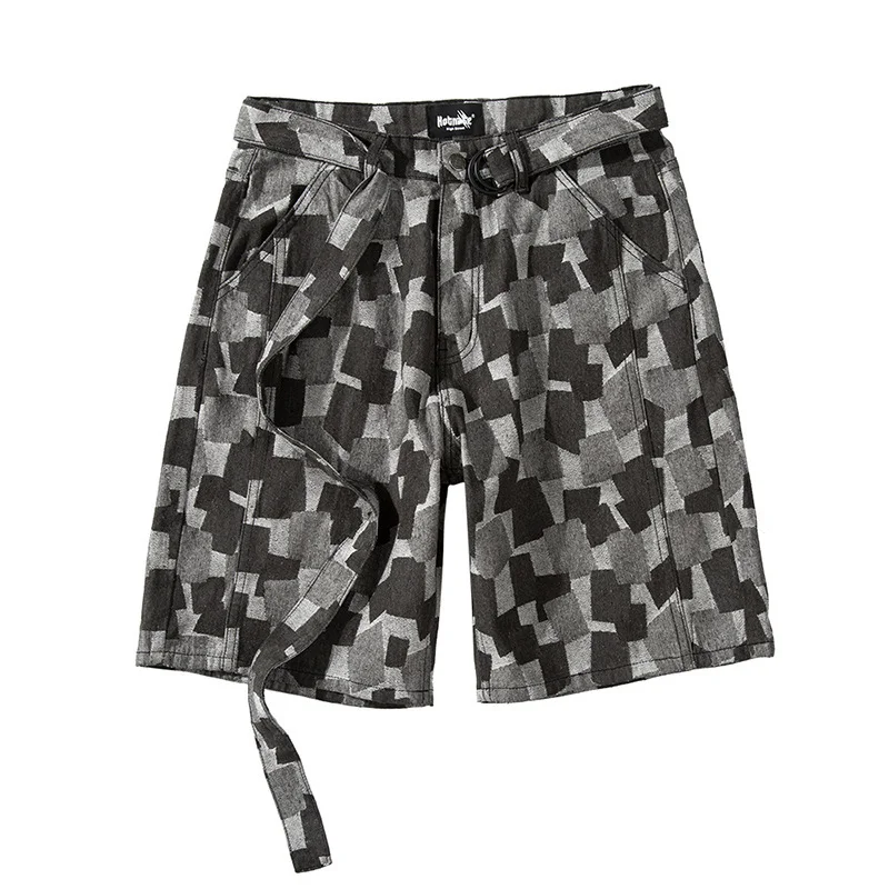 Title 2, Europese en Amerikaanse denim shorts, gewassen ...