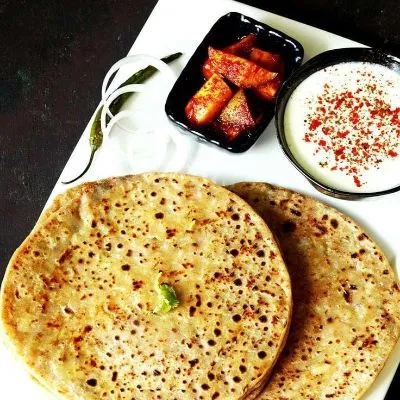 Aloo Paratha ( Desi Ghee) Big Size