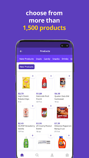 Screenshot getir: groceries in minutes