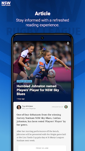 Screenshot NSW Rugby League