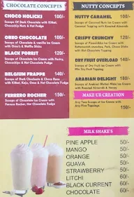 The Max Ice Cream menu 4