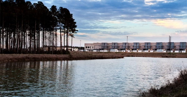 Centre de données au bord de l'eau