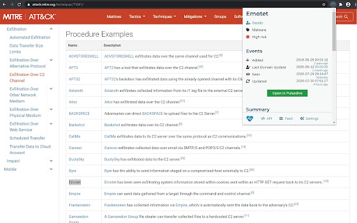 Pulsedive Threat Intelligence