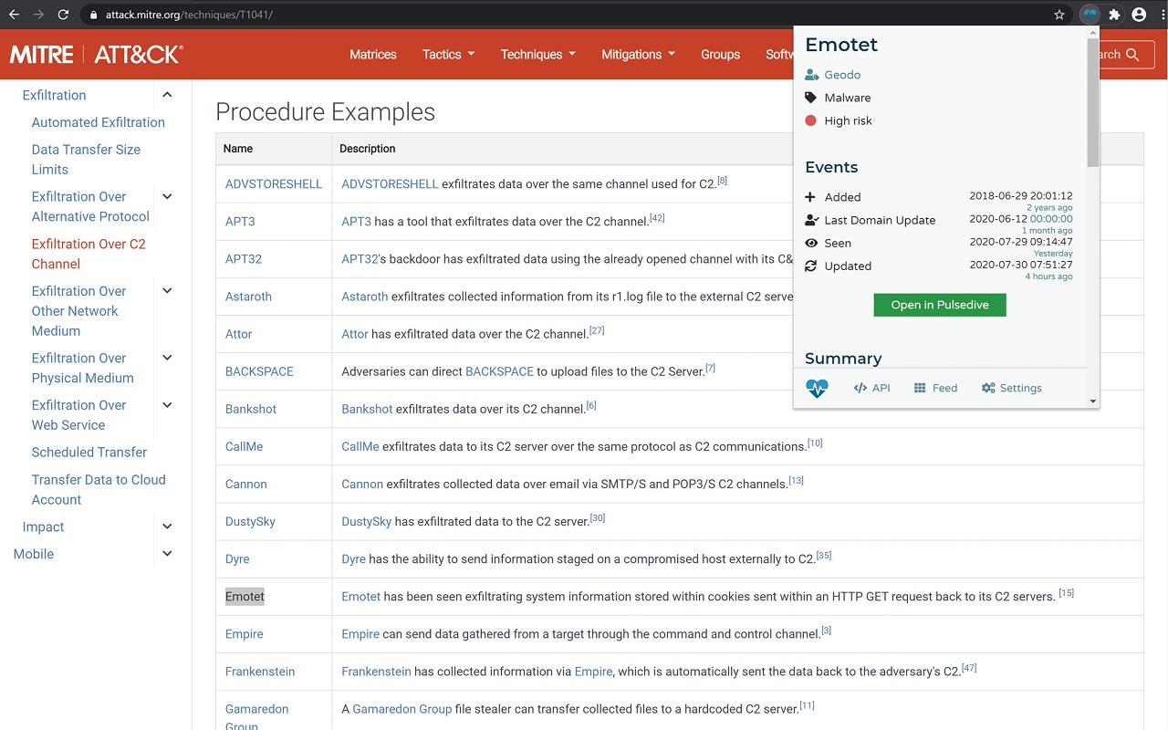 Pulsedive Threat Intelligence Preview image 6