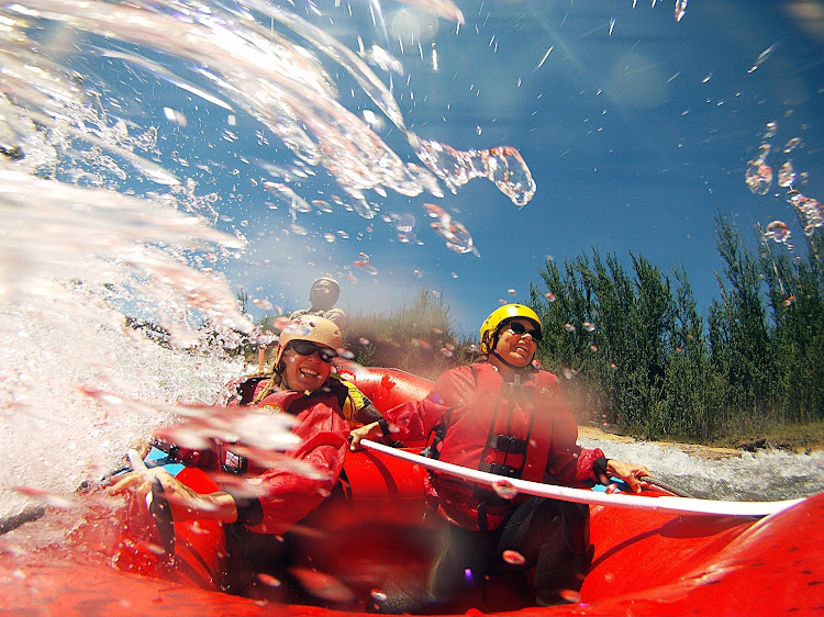 Whitewater rafting on the Ash river.