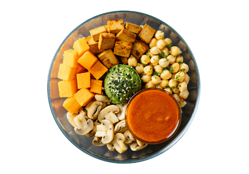 Tofu & Mushroom Fix-Green & Protein Bllok-Tirana-Baboon Delivery
