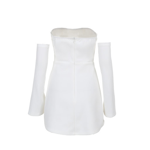 Title 14, Summer hip-wrapped fashion elegant slim tube to...