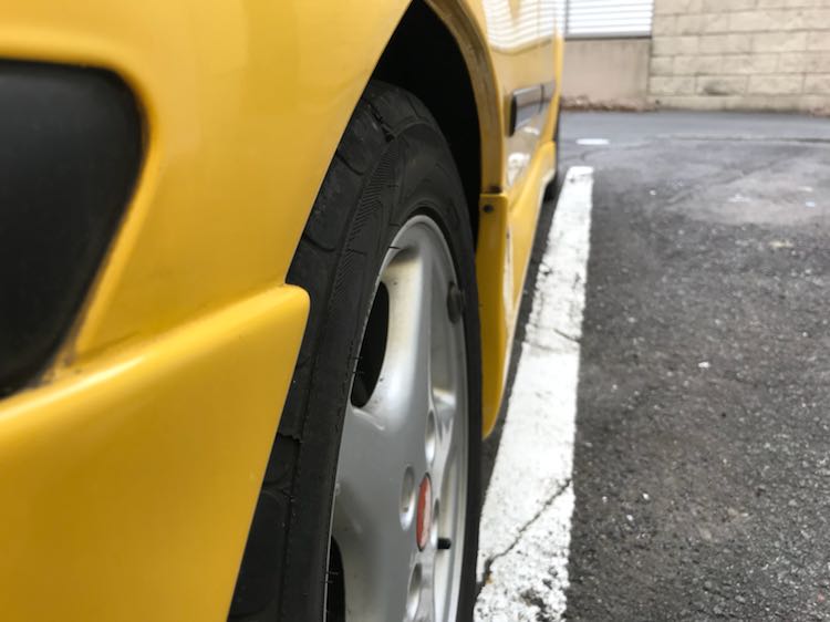 プント スポルティング アバルトのブレーキパッド交換・ブレーキローター交換・ホイールスペーサー取付に関するカスタム事例の投稿画像4枚目