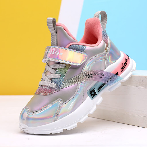 Title 7, Fashion Sports Shiny Student Running Shoes Comf...