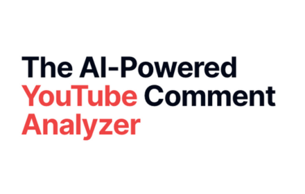 Youtube comment AI powered analyzer small promo image