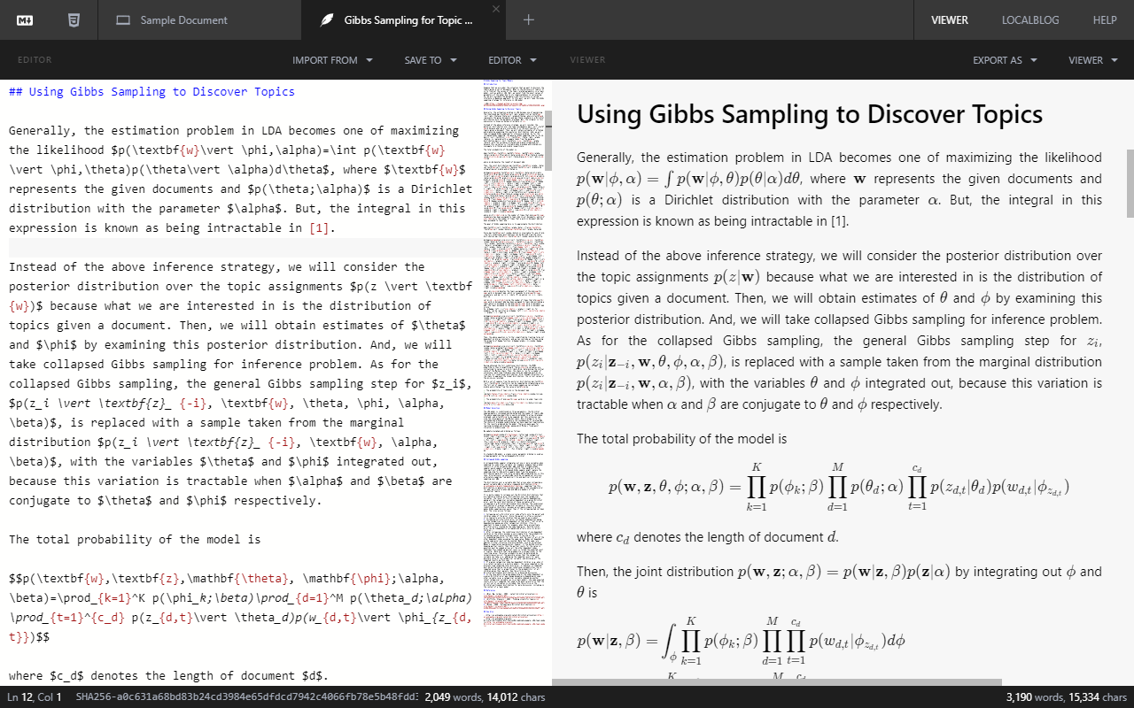 MultiTabs Markdown Editor Preview image 1