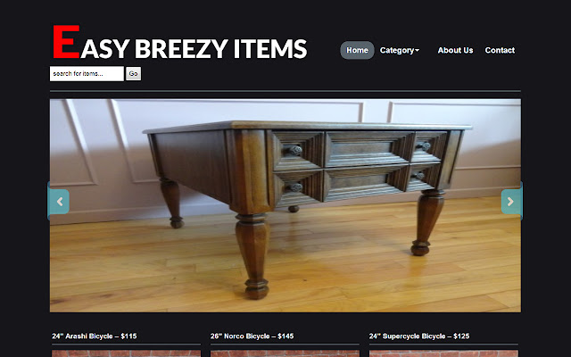 Easy Breezy Items chrome extension