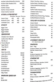 Kwality Family Resto Bar menu 1