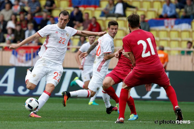 La sélection de la Russie pour affronter les Diables Rouges