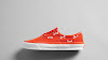 vans vault x wtaps era lx bones, orange & white