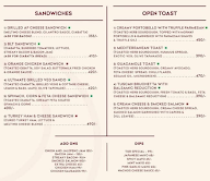 The Golden Ratio - A Progressive Cafe menu 2