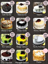 M3 Cakes By Manisha Chaudhary menu 2