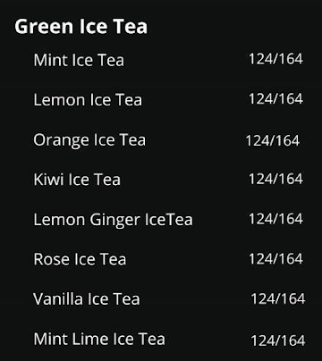 8 Tea menu 