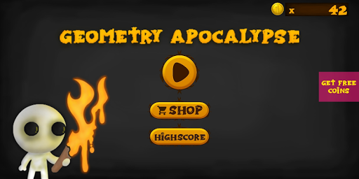 Geometry Apocalypse Top Down Zombie Shooter Game - v0.1