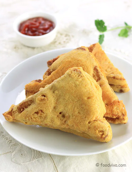 Bread Pakoda Burger