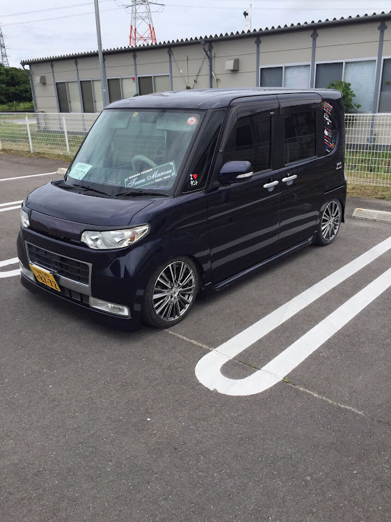 タントカスタムのDIY・タントl375s・ネイビーブルー・女性オーナー・2年前仕様に関するカスタム事例の投稿画像5枚目