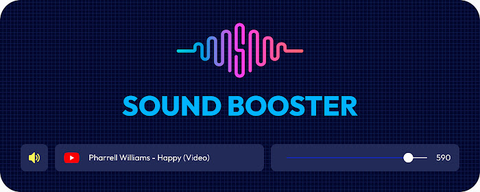 Sound Booster for Chrome marquee promo image