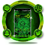 Cover Image of ดาวน์โหลด Technology Green Theme 1.0 APK