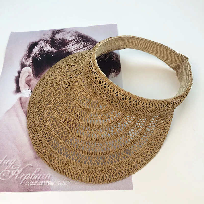 Title 2, Chapeau de paille en dentelle avec bandeau creu...