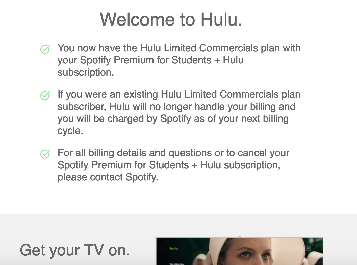 hulu opt in