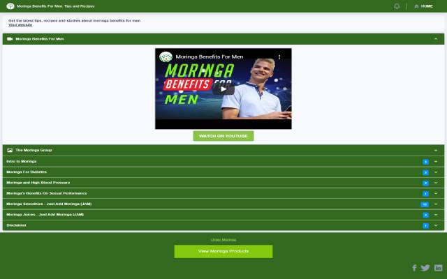 Moringa Benefits For Men. Tips and Recipes Preview image 4