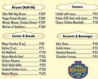 The Biryani Life menu 1