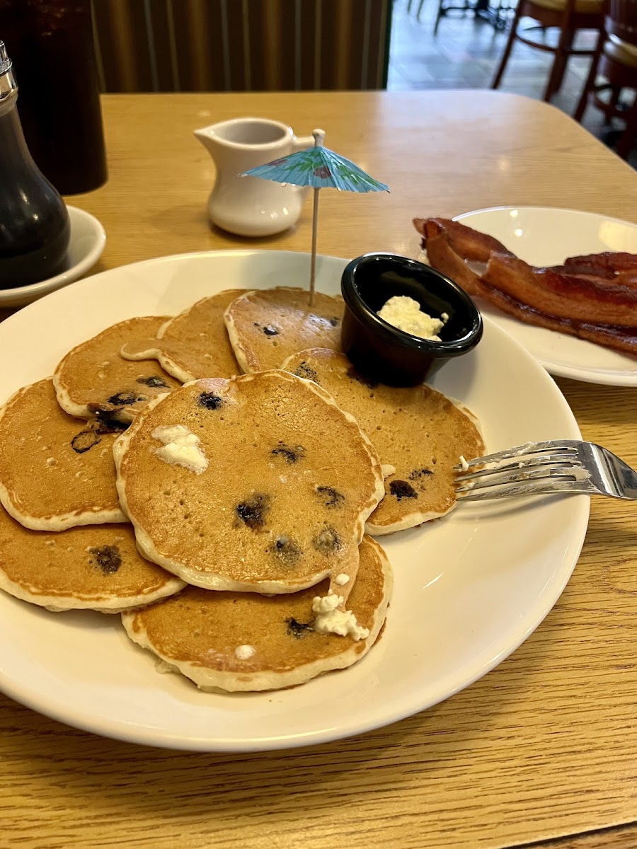 Blueberry pancakes