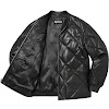 quilted leather work jacket fw22