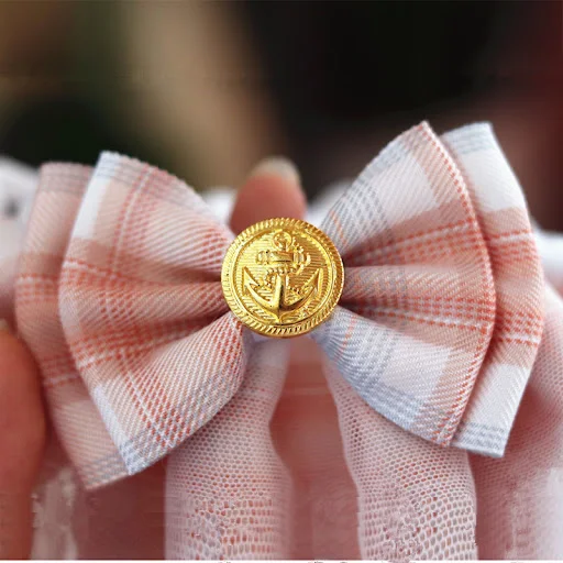 Pet Bib Pink Plaid Ribbon Dog Bowtie Organza Cotton Gauze Dog Necklace Bibs Cat Accessories Special Kitten Pet Products