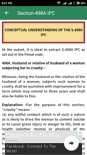 Section - 498A Indian Penal Code
