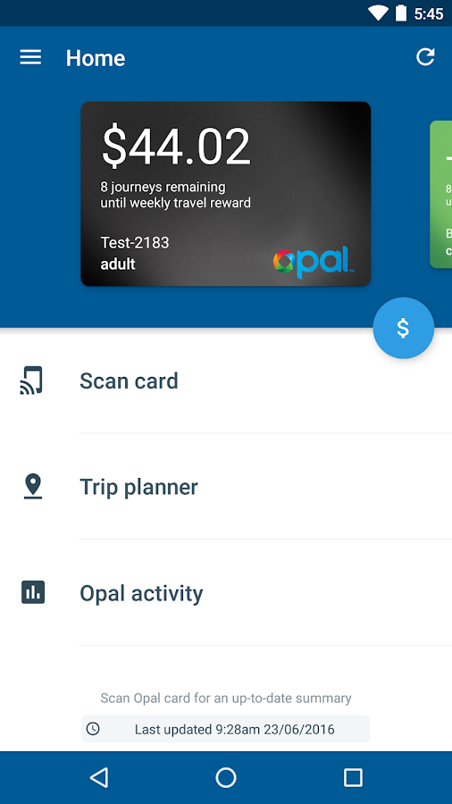 trip planner opal