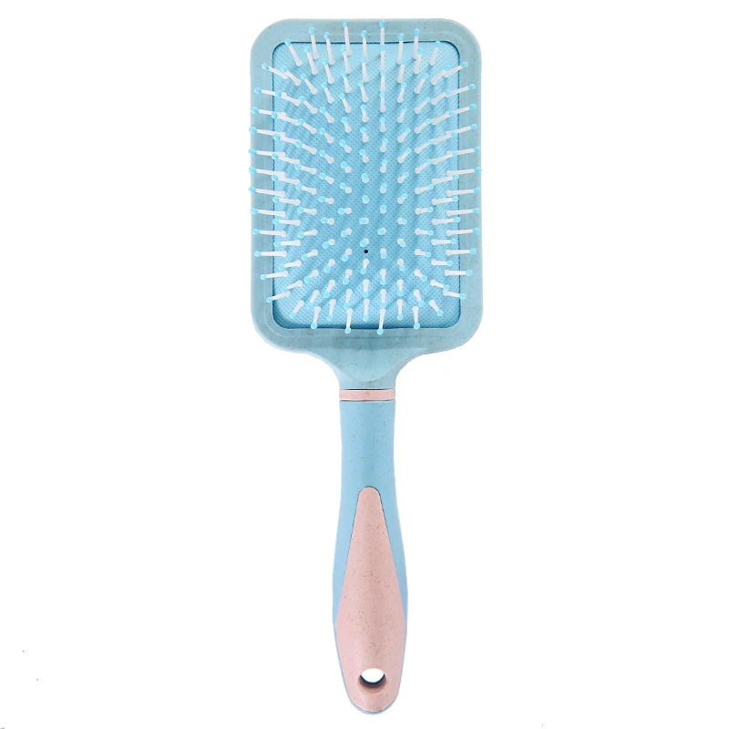 Escova de cabelo airbag massageadora multicolorida para homens e mulheres. Beleza, massagem, desembaraça e estimula o couro cabeludo.