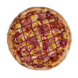 14" BBQ Turkey Bacon Pizza