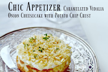 Caramelized Onion Cheesecake Appetizer