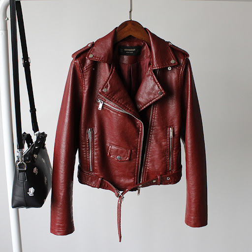 Title 5, Small leather jacket, a stylish and versatile w...