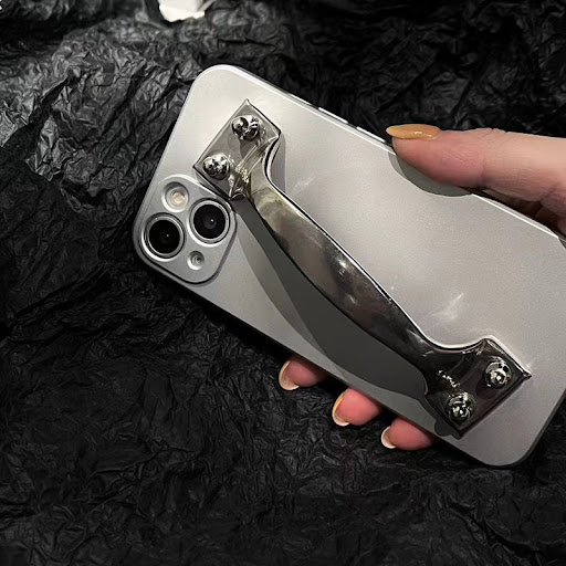 Title 3, TPU Back Cover Spoof Door Handle Phone Case, of...