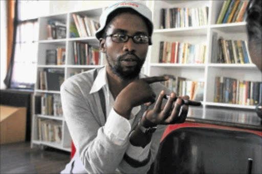 A COOL PLACE: Co-founder of the creative arts library, Keleketla, Rangoato Hlasane. PHOTO: BUSISIWE MBATHA